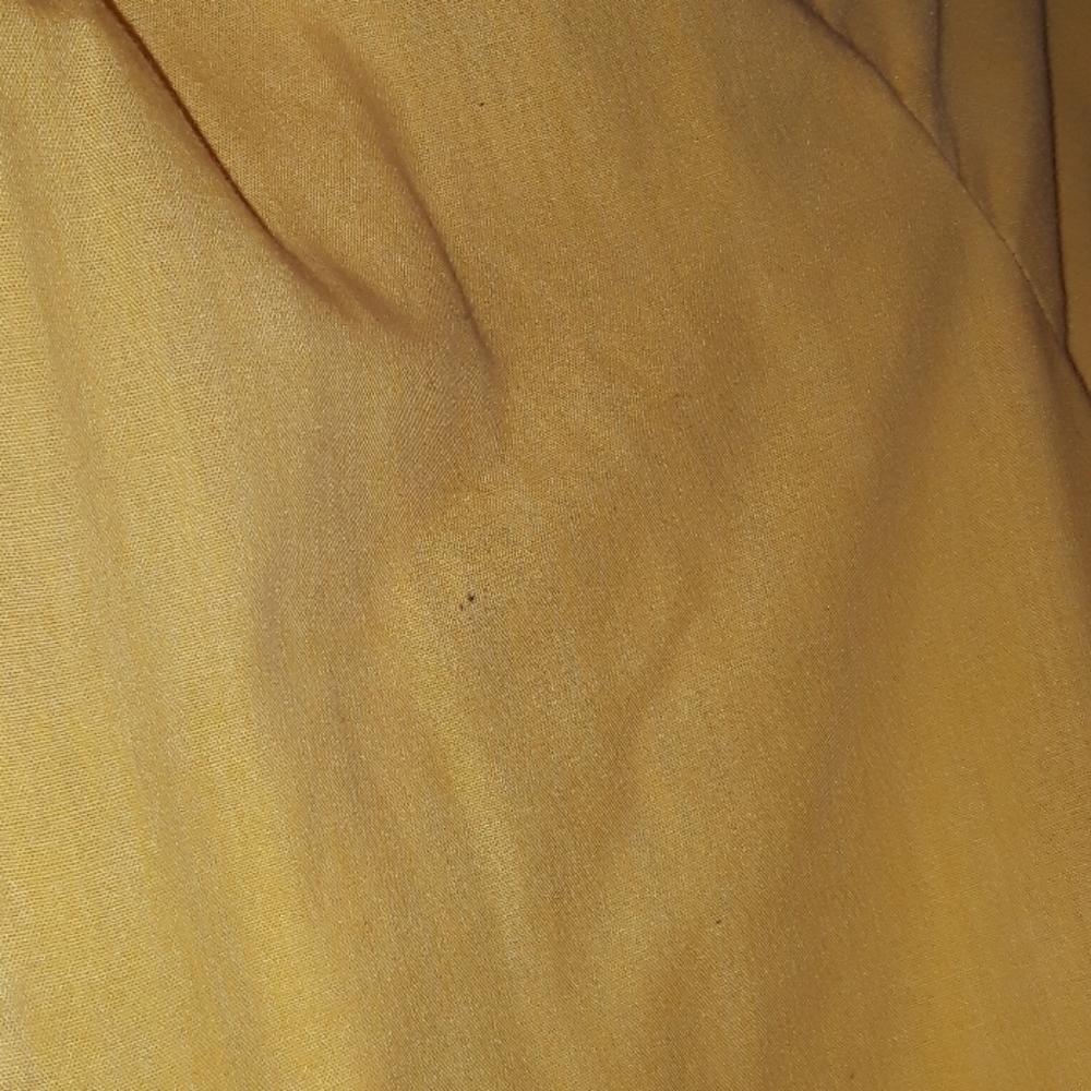 Vintage Kitchy Duster Housedress Yellow Calico Cat - image 8